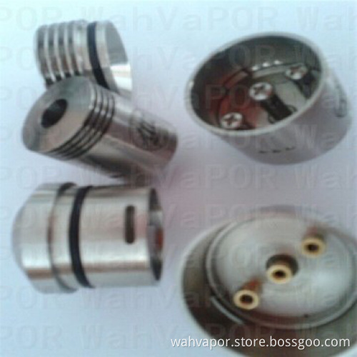 Stainless steel e cigarette rebuildable drip atomizer trident v2